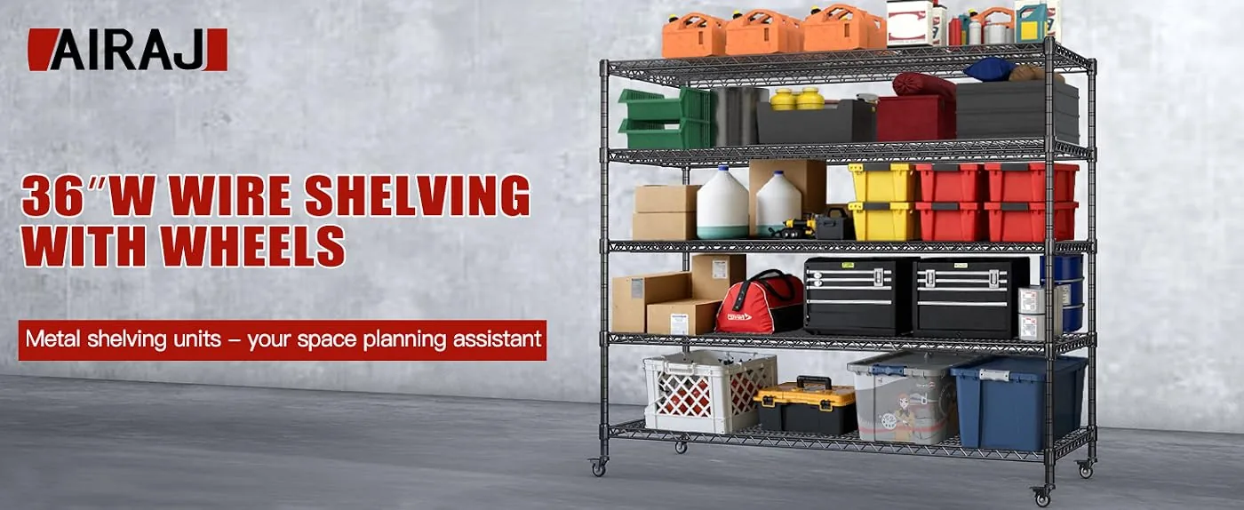 airaj wire shelving content 0